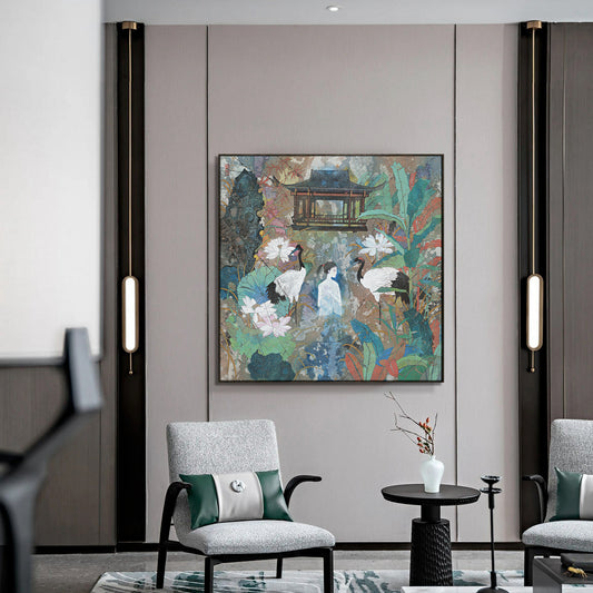 "Kazumi" framed canvas prints