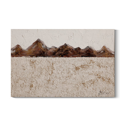 Banner modern abstract wall art, hand-painted oil painting