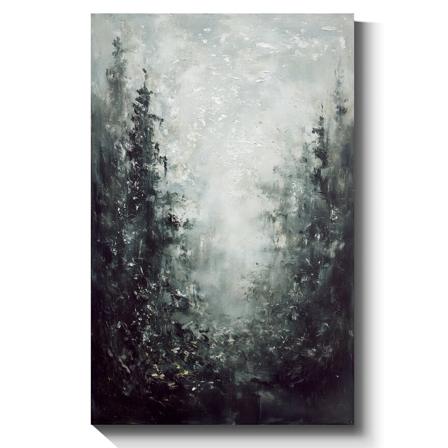 Modern abstract wall art, hand-painted oil painting