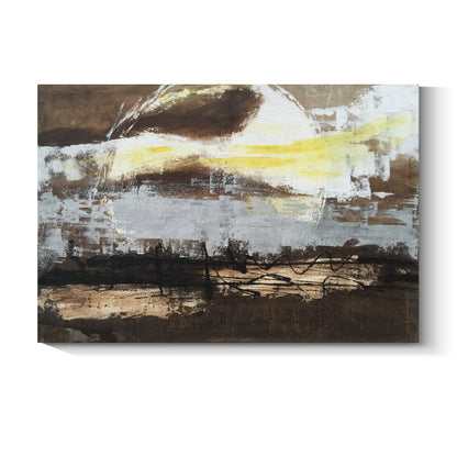 Banner modern abstract wall art, hand-painted oil painting