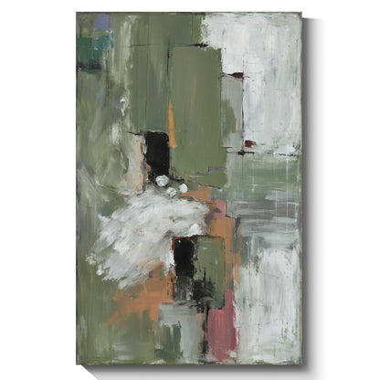 Modern abstract wall art, hand-painted oil painting