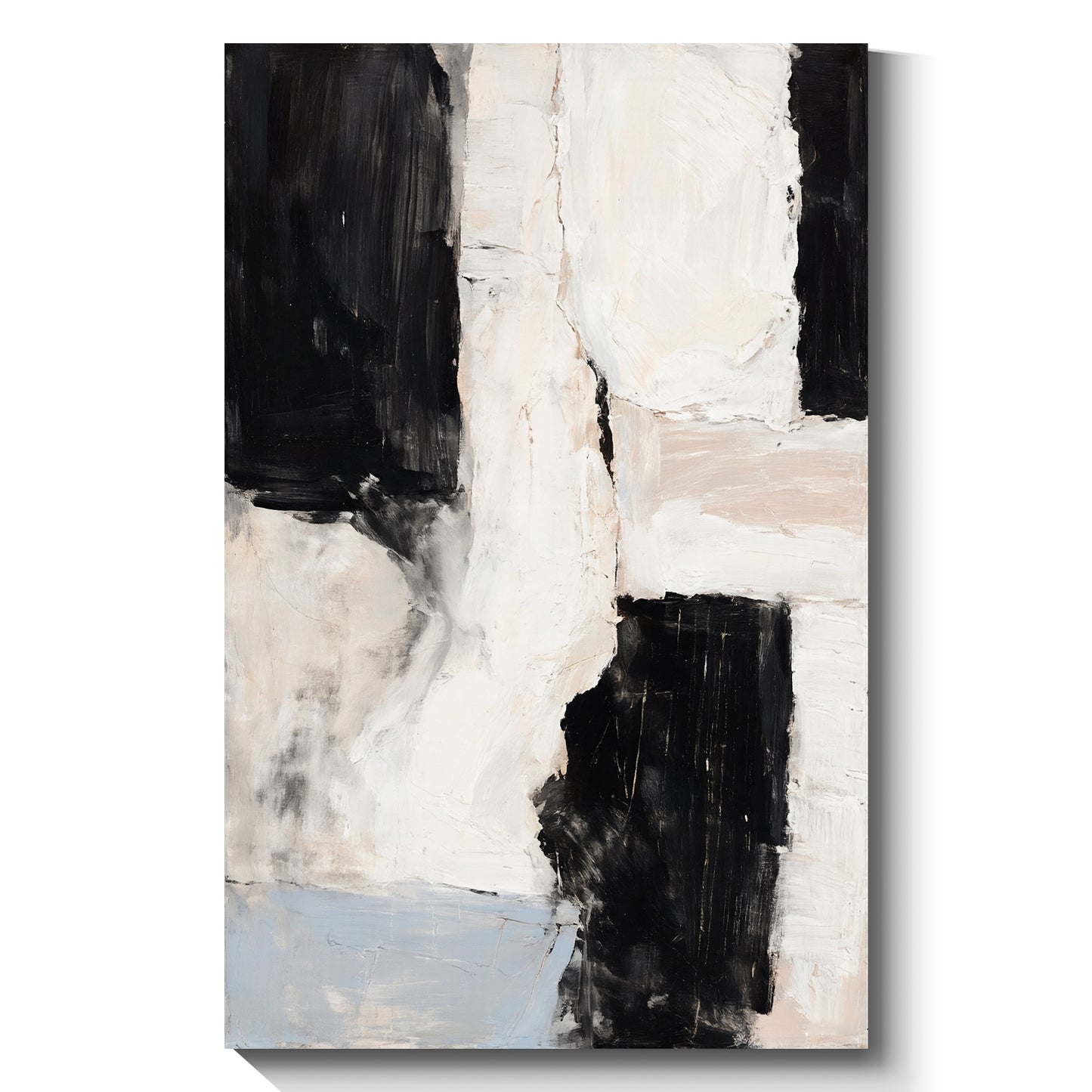 Modern abstract wall art, hand-painted oil painting