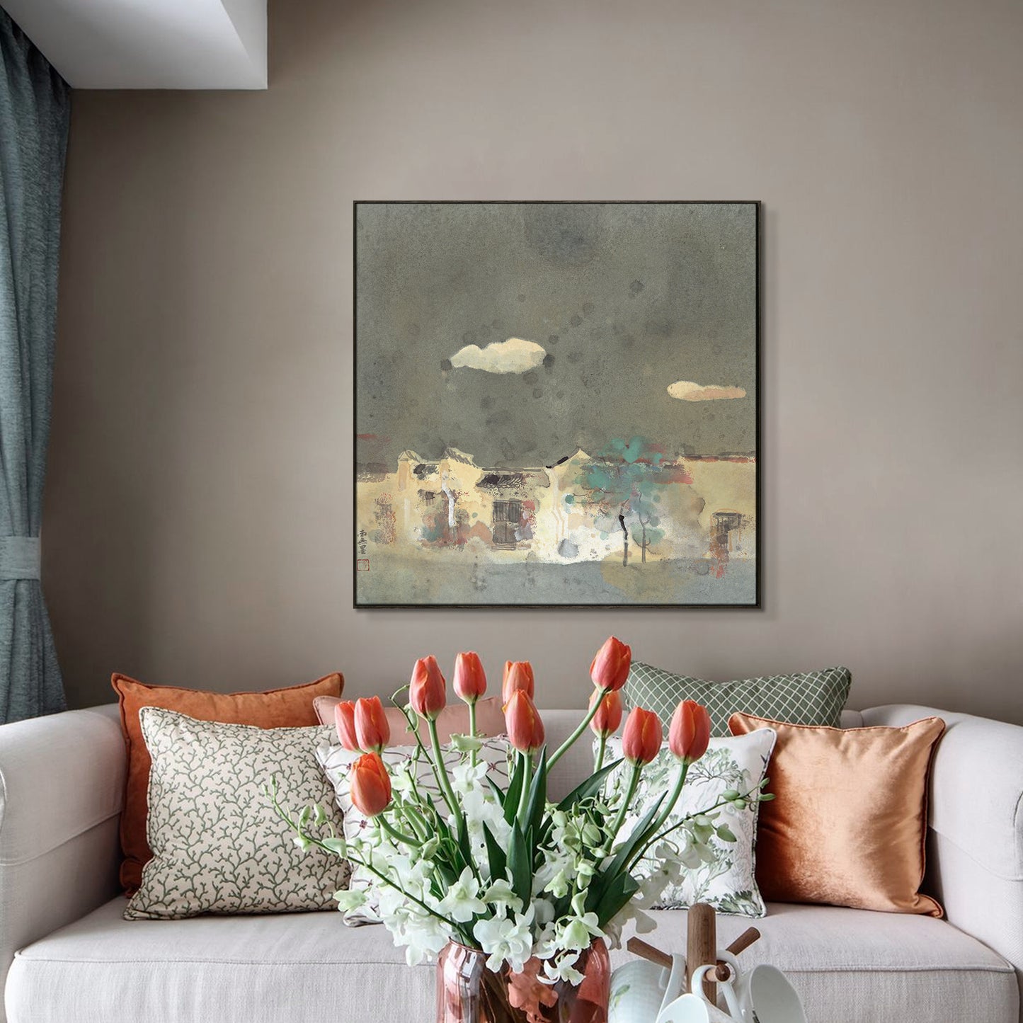 "country 1" framed canvas prints