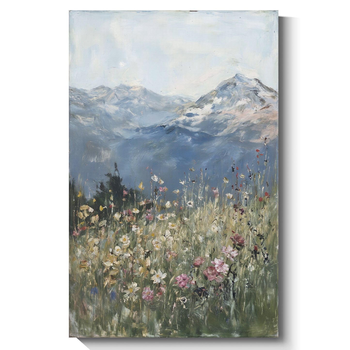 Modern abstract wall art, hand-painted oil painting