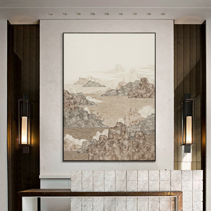 "Chinese Landscape 2" framed canvas prints