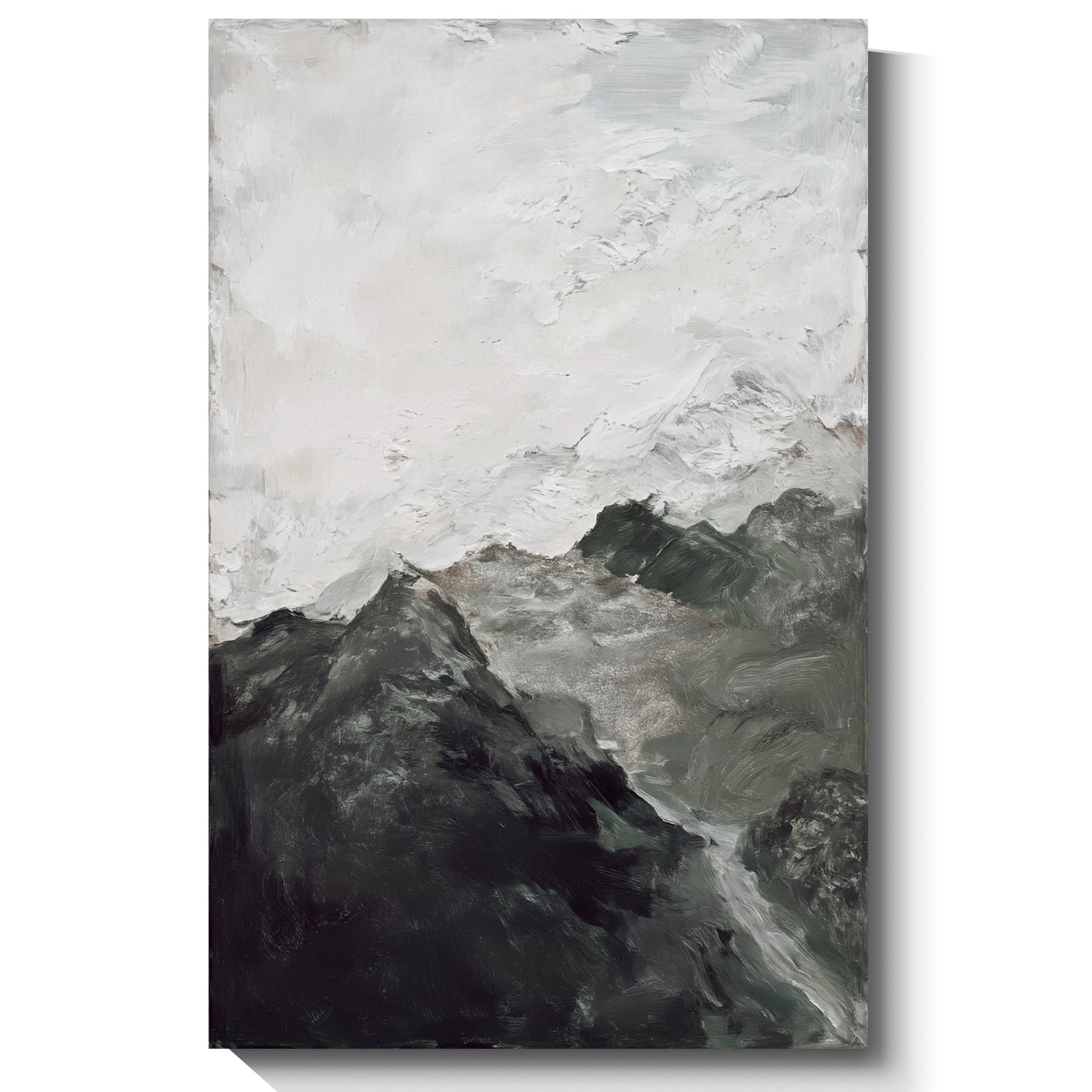 Modern abstract wall art, hand-painted oil painting