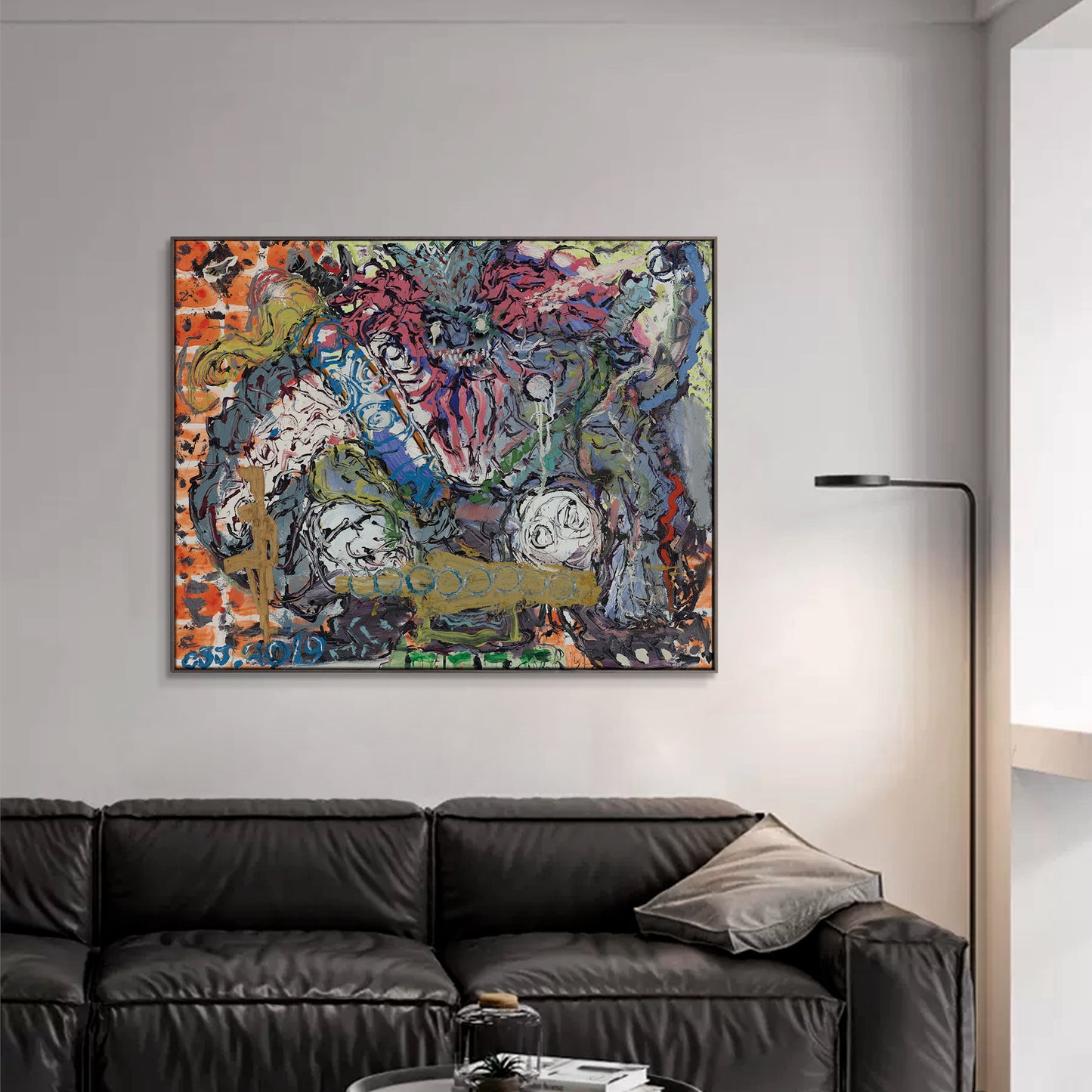 "confrontation, powerful and boundless"hand-stretched canvas framed prints