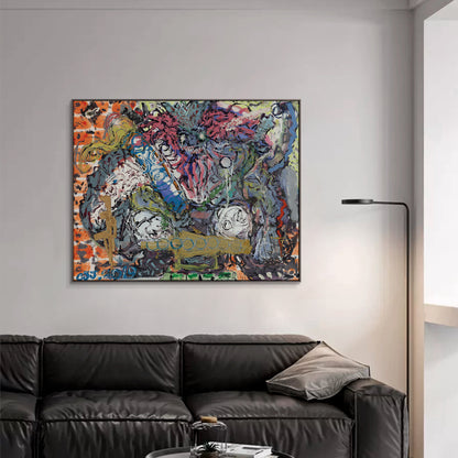 "confrontation, powerful and boundless"hand-stretched canvas framed prints