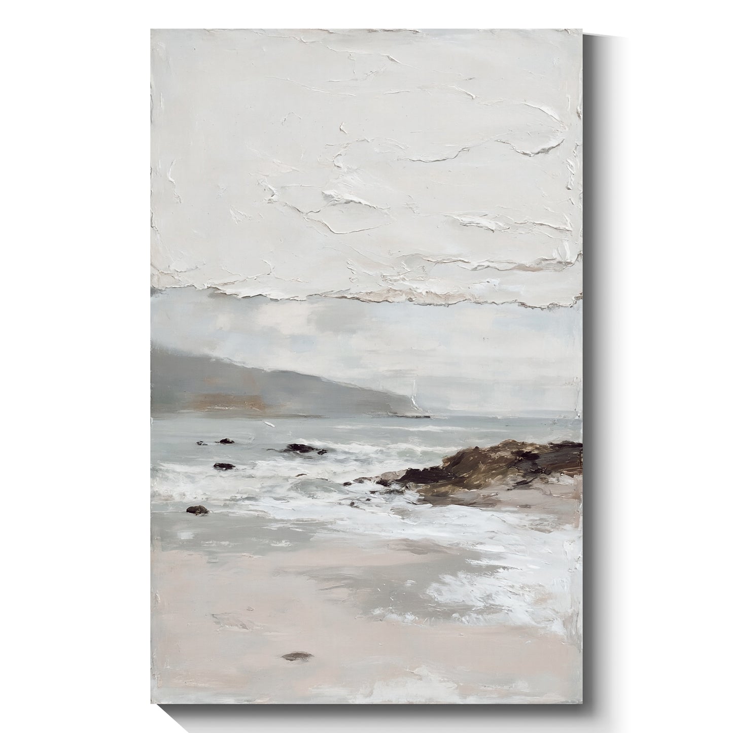 Modern abstract wall art, hand-painted oil painting