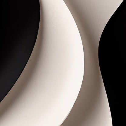 Beige and black Wall Sculptures, 3D Wood Wall Art, Minimalist Wall Hanging Home Decor