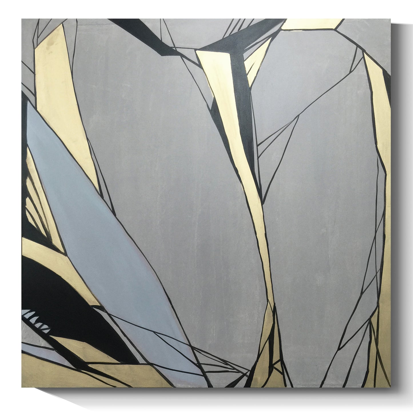 Modern abstract wall art, hand-painted oil painting