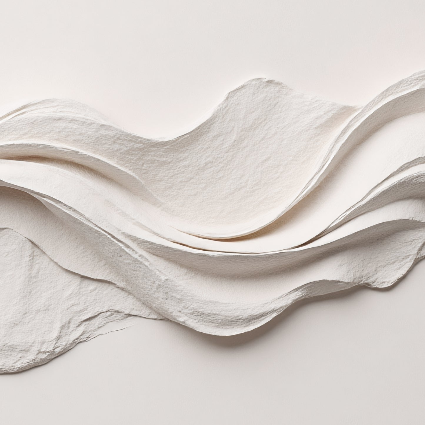Beige Wall Sculptures, 3D Wood Wall Art, Minimalist Wall Hanging Home Decor
