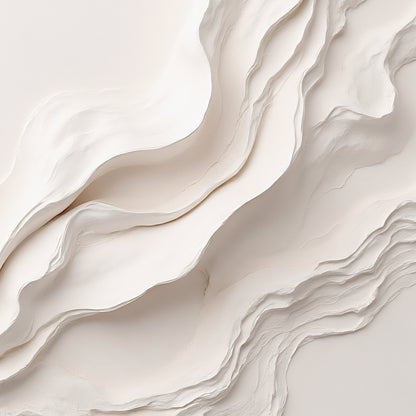 Beige Wall Sculptures, 3D Wood Wall Art, Minimalist Wall Hanging Home Decor