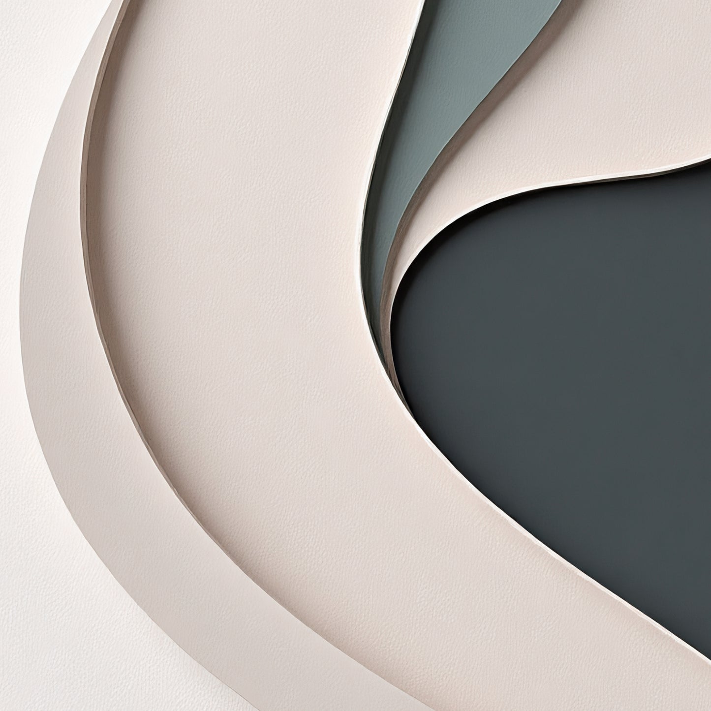 Beige, black, and dark greenWall Sculptures, 3D Wood Wall Art, Minimalist Wall Hanging Home Decor