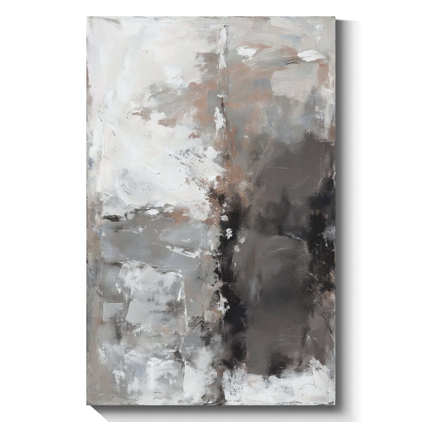 Modern abstract wall art, hand-painted oil painting