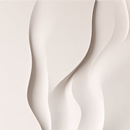 Beige Wall Sculptures, 3D Wood Wall Art, Minimalist Wall Hanging Home Decor