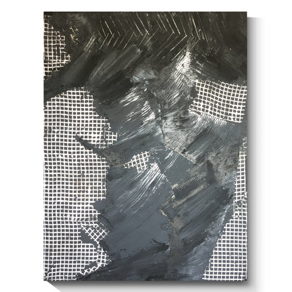 Modern abstract wall art, hand-painted oil painting