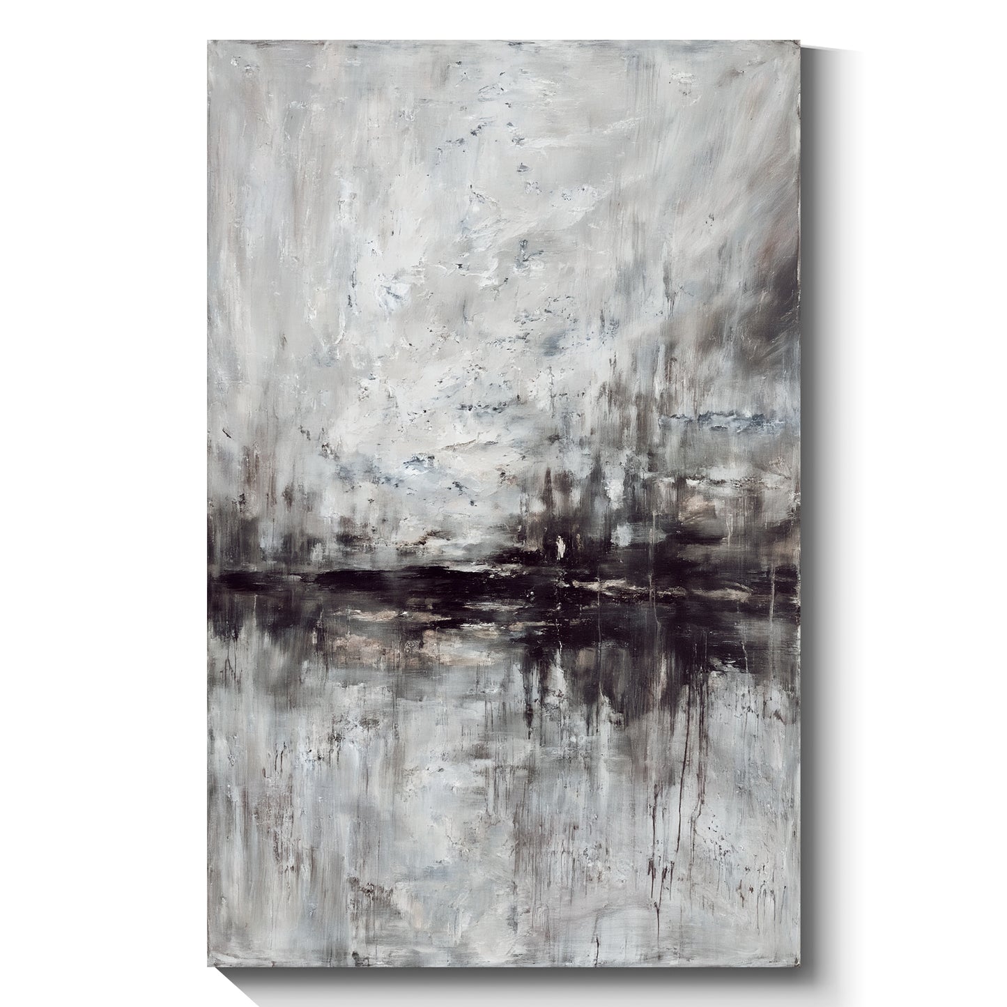 Modern abstract wall art, hand-painted oil painting