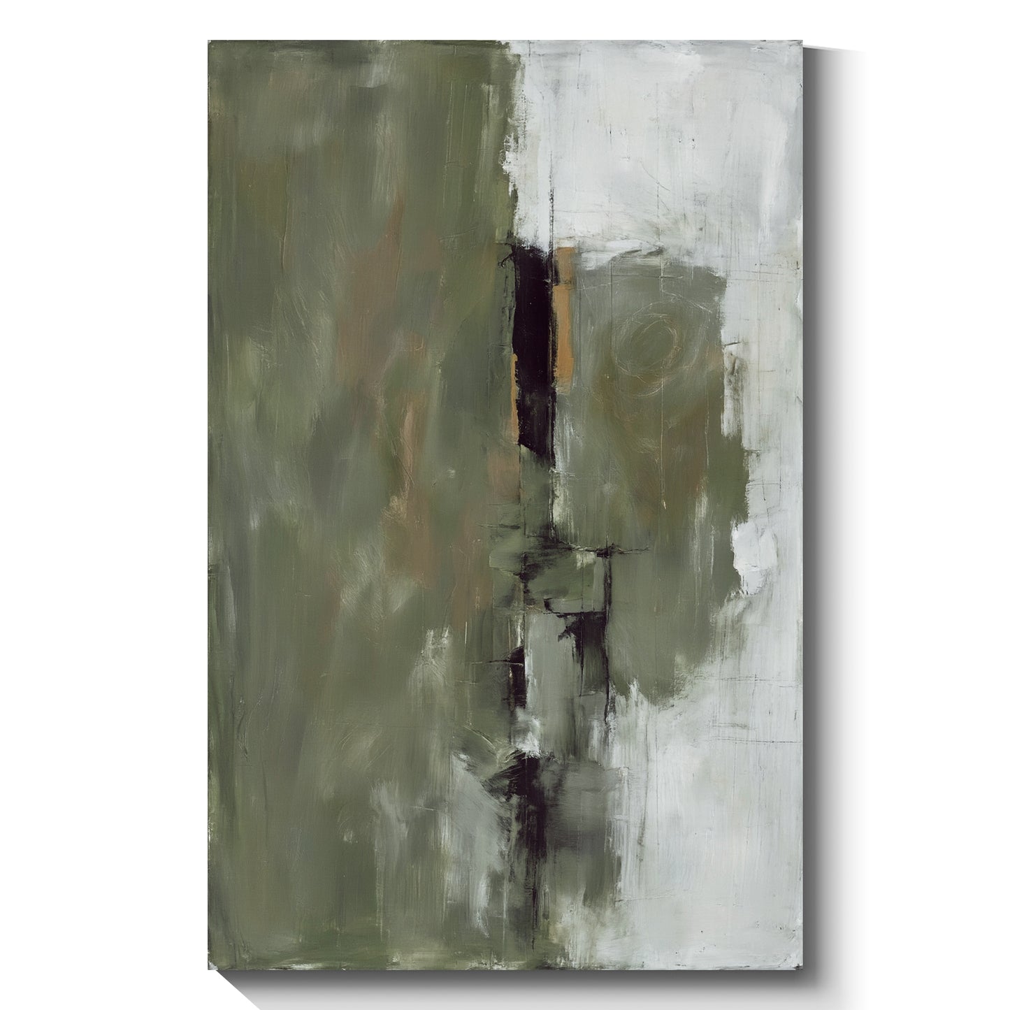 Modern abstract wall art, hand-painted oil painting