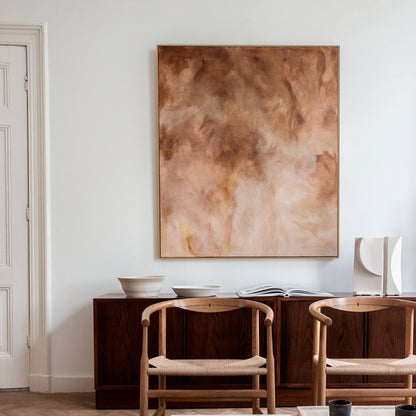 Metal Floating Picture Frame for Canvas Oil Painting, DIY Canvas Picture Frame, 1.5 Inch Depth for Canvas Prints Wall Art/Portrait/Landscape Living Room Bedroom Kitchen Decor (bronze)