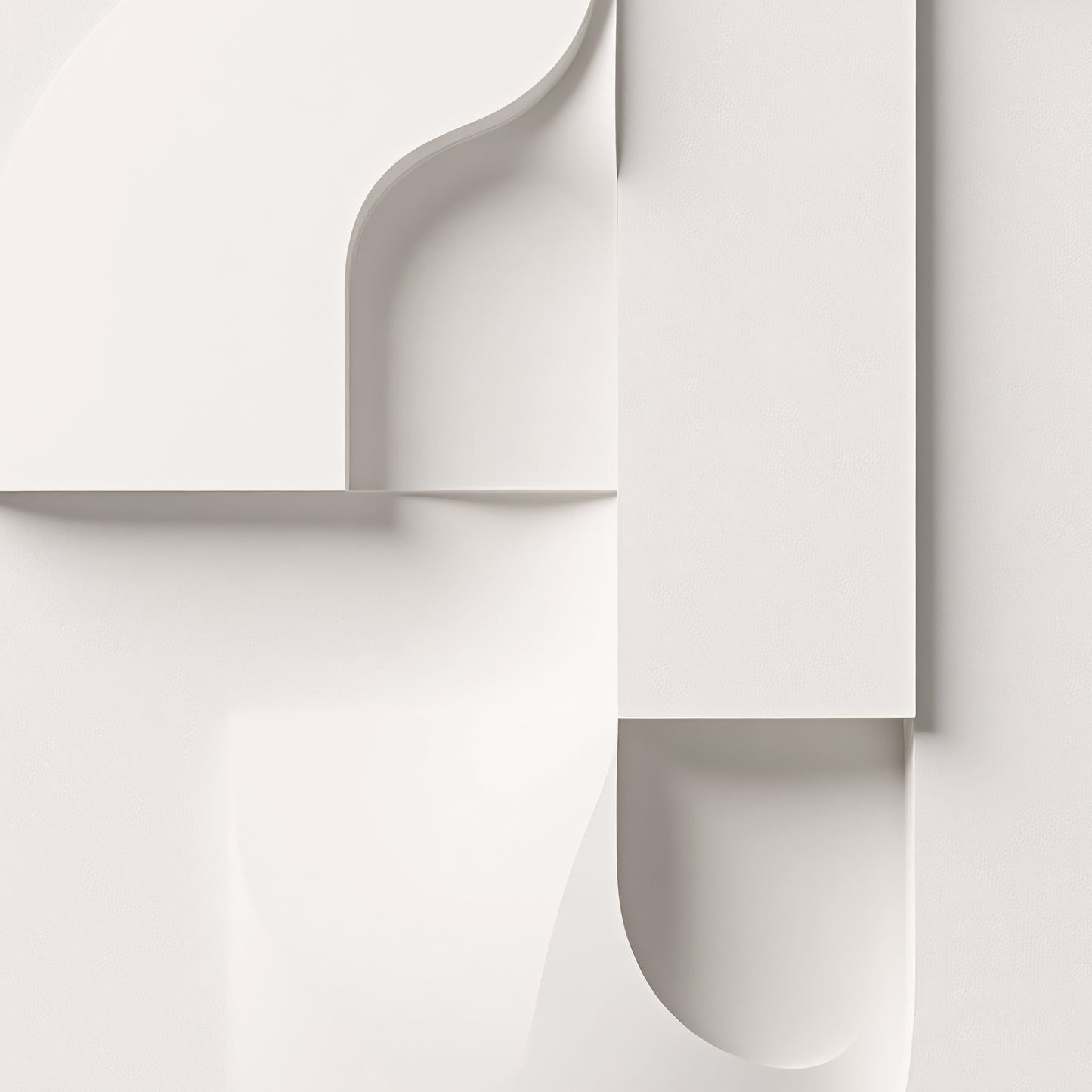 Beige Wall Sculptures, 3D Wood Wall Art, Minimalist Wall Hanging Home Decor