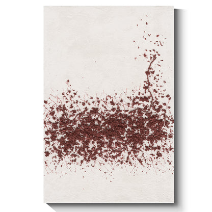 Modern minimalist wall art, hand-painted oil painting