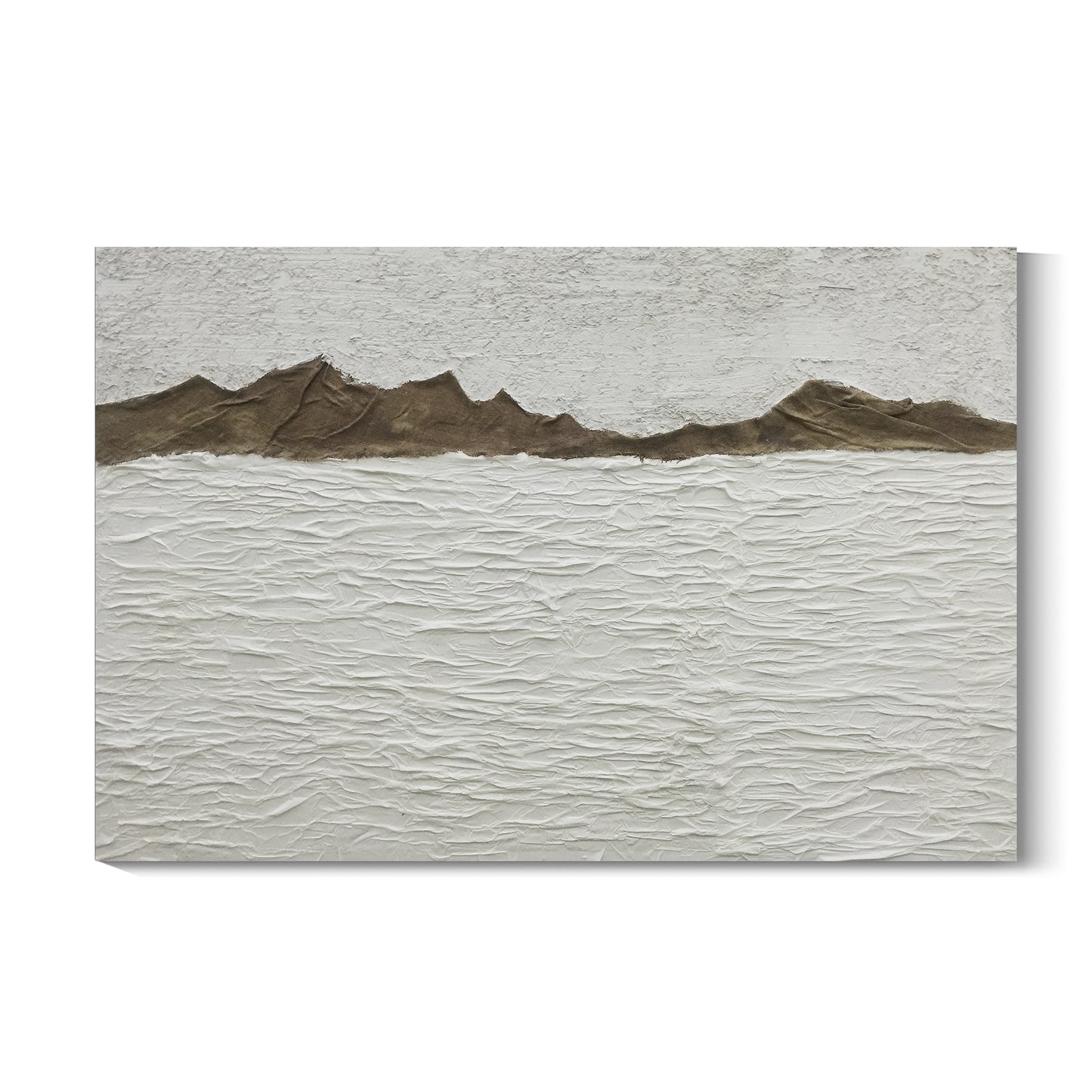 Banner modern abstract wall art, hand-painted oil painting