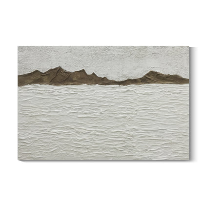 Banner modern abstract wall art, hand-painted oil painting