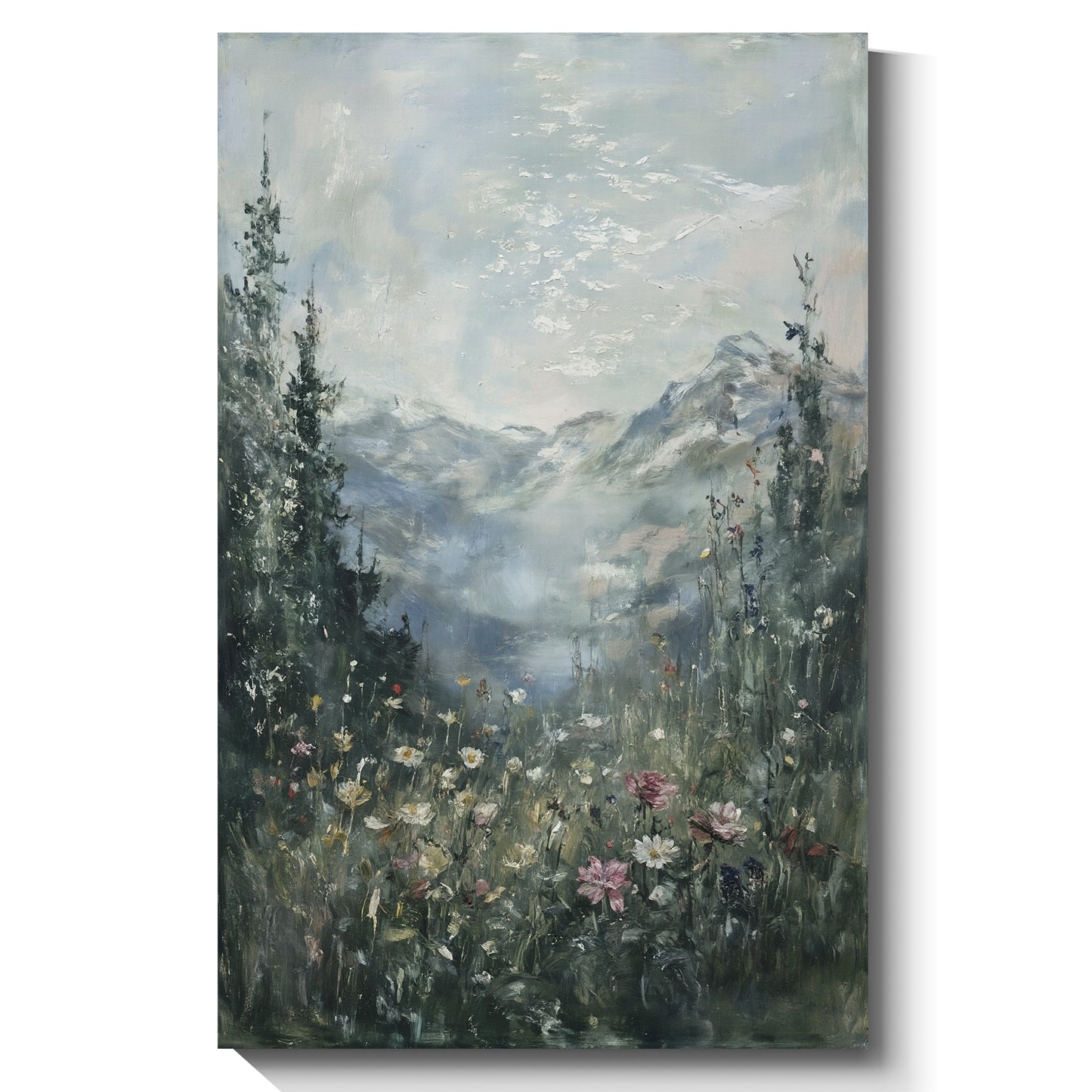 Modern abstract wall art, hand-painted oil painting