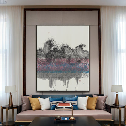 "Ink form 7" framed canvas prints