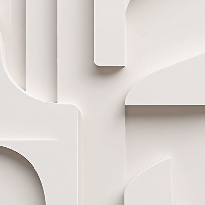 Beige Wall Sculptures, 3D Wood Wall Art, Minimalist Wall Hanging Home Decor