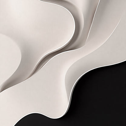 Beige and black Wall Sculptures, 3D Wood Wall Art, Minimalist Wall Hanging Home Decor