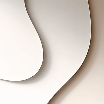 Beige and black Wall Sculptures, 3D Wood Wall Art, Minimalist Wall Hanging Home Decor
