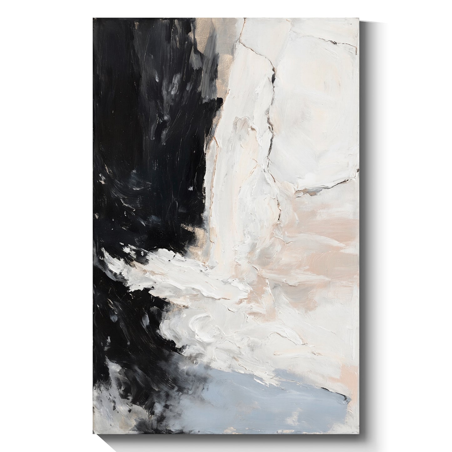 Modern abstract wall art, hand-painted oil painting