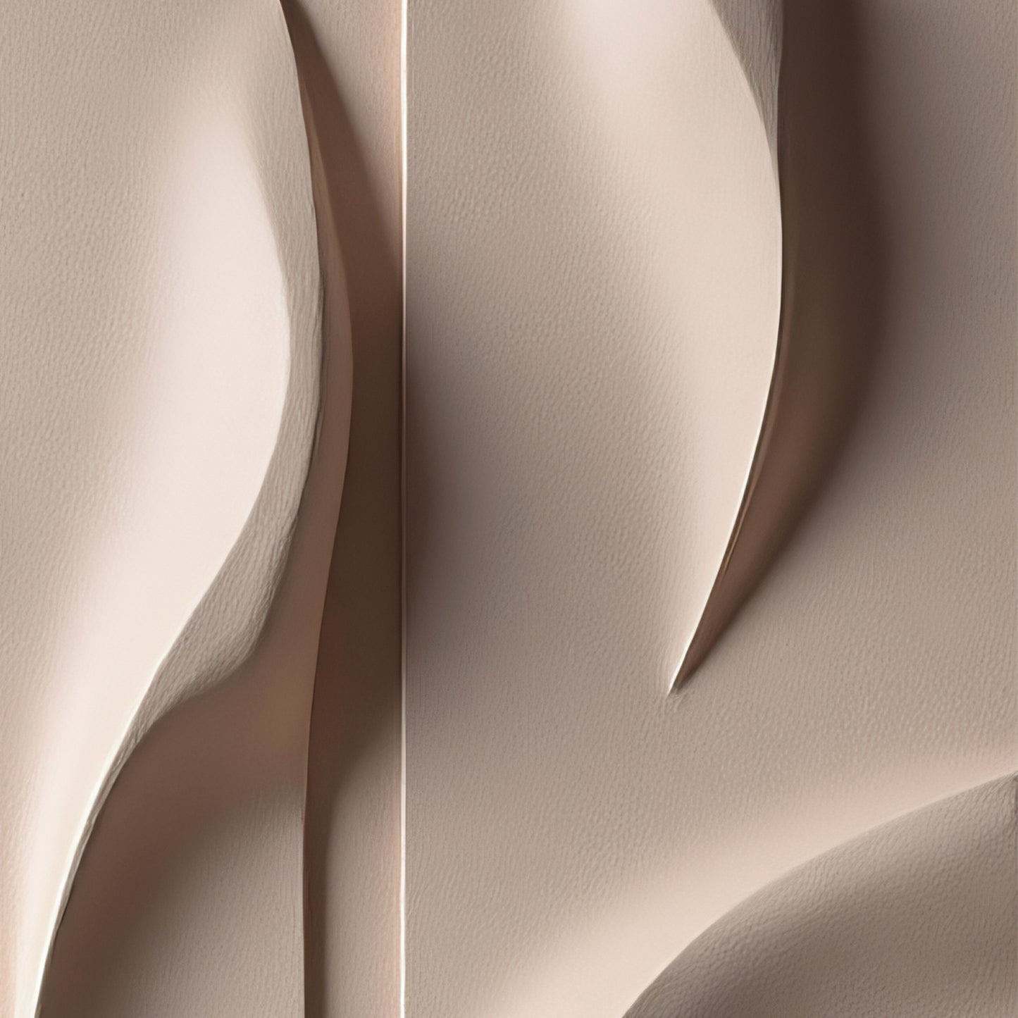 Beige and Brown dark green Wall Sculptures, 3D Wood Wall Art, Minimalist Wall Hanging Home Decor