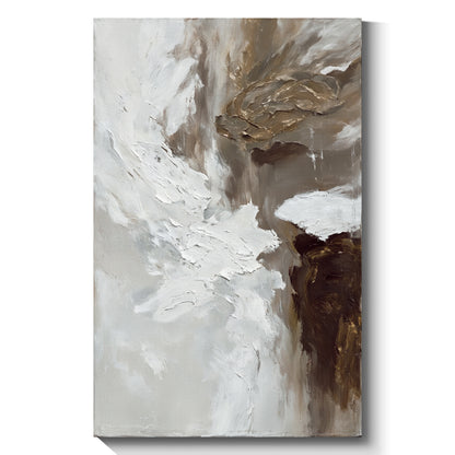 Modern abstract wall art, hand-painted oil painting