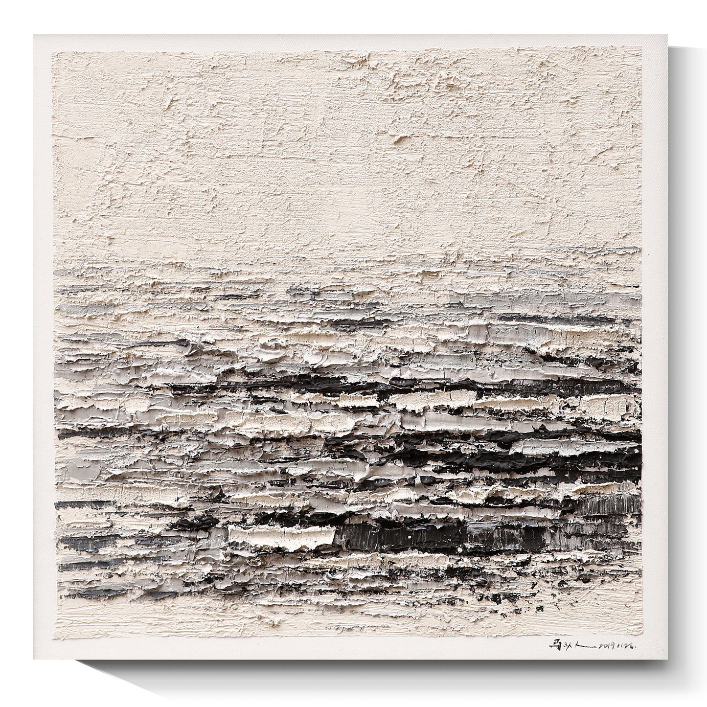Modern abstract wall art, hand-painted oil painting