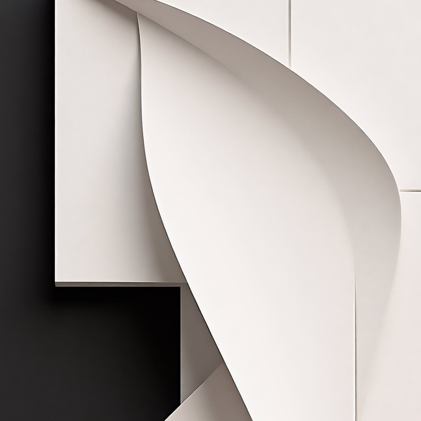 Beige and black Wall Sculptures, 3D Wood Wall Art, Minimalist Wall Hanging Home Decor
