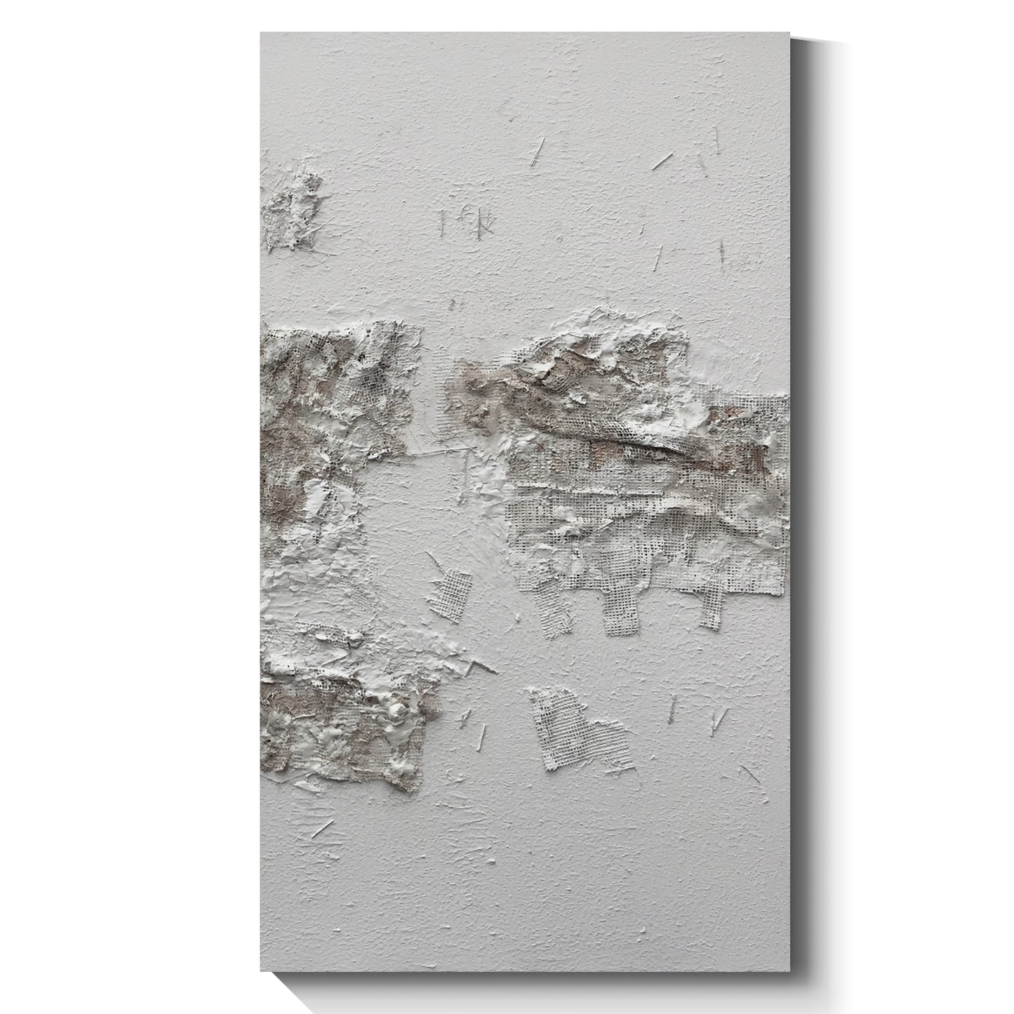 Grey+white wall art 2, hand-painted oil painting
