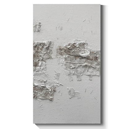 Grey+white wall art 2, hand-painted oil painting