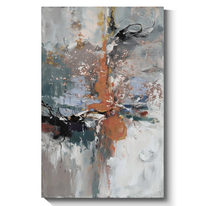 Modern abstract wall art, hand-painted oil painting