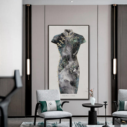 "cheongsam"hand-stretched canvas prints