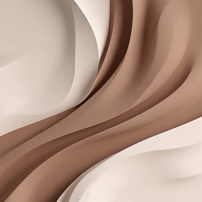 Beige and Brown Wall Sculptures, 3D Wood Wall Art, Minimalist Wall Hanging Home Decor