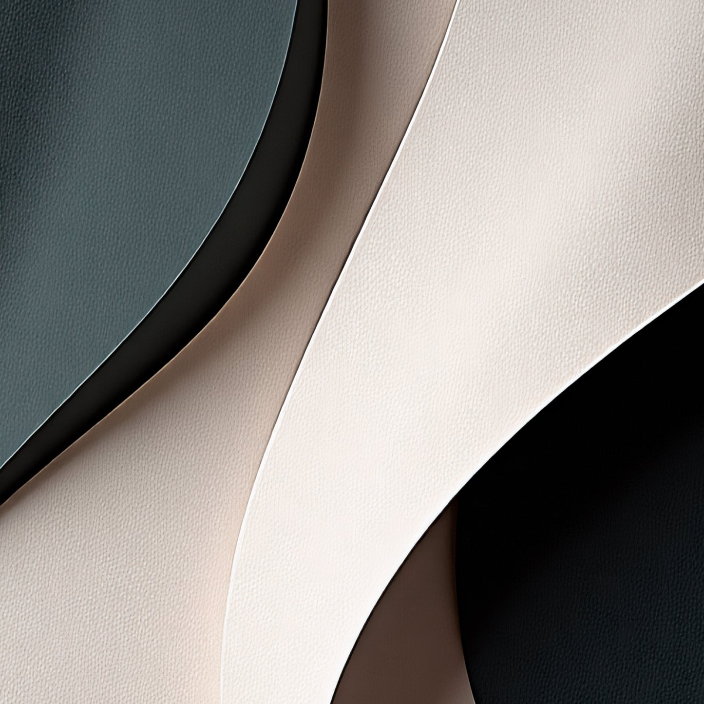Beige, black, and dark greenWall Sculptures, 3D Wood Wall Art, Minimalist Wall Hanging Home Decor