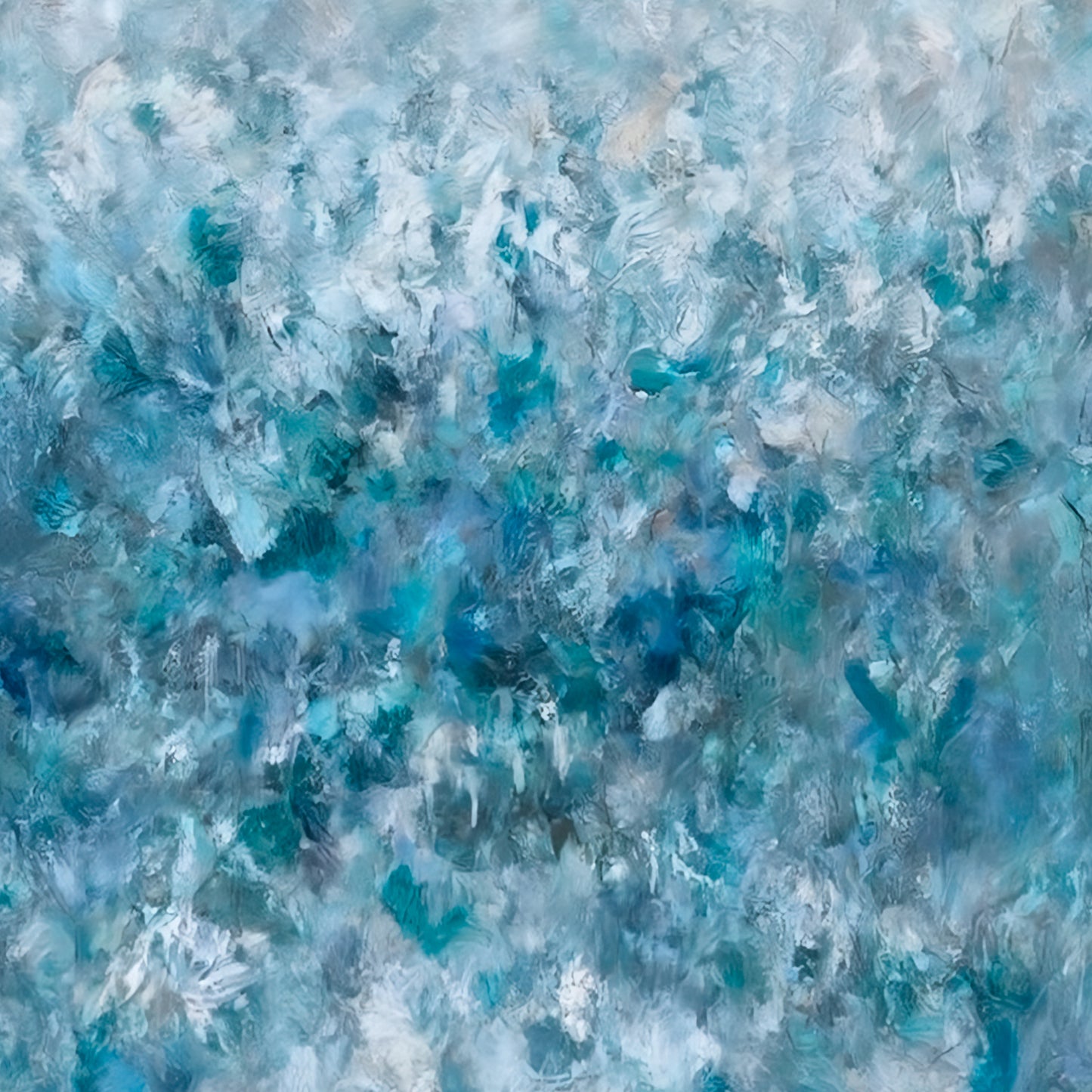 Square modern abstract wall art, hand-painted oil painting