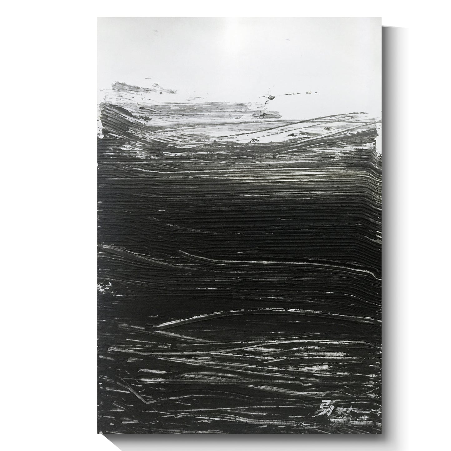 Modern abstract wall art, hand-painted oil painting