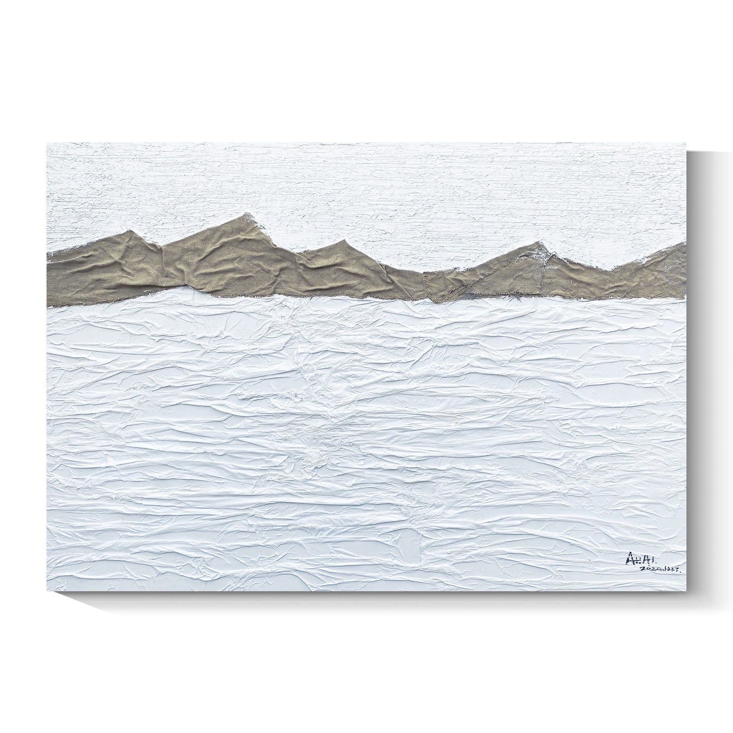 “Mountain Range” Texture painting