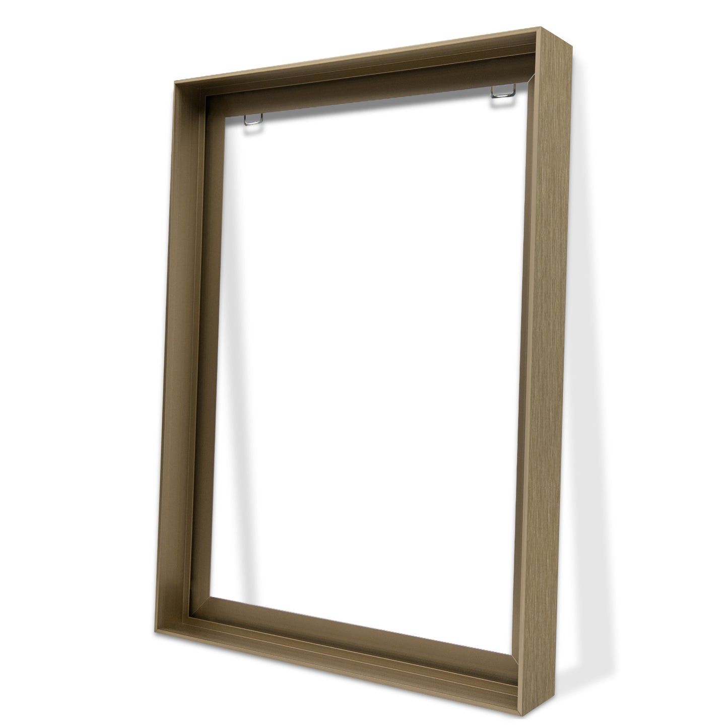 Metal Floating Picture Frame for Canvas Oil Painting, DIY Canvas Picture Frame, 1.5 Inch Depth for Canvas Prints Wall Art/Portrait/Landscape Living Room Bedroom Kitchen Decor (bronze)