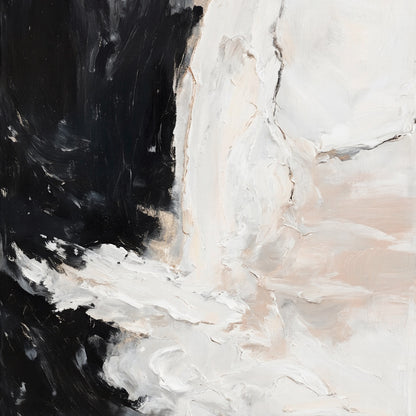 Modern abstract wall art, hand-painted oil painting