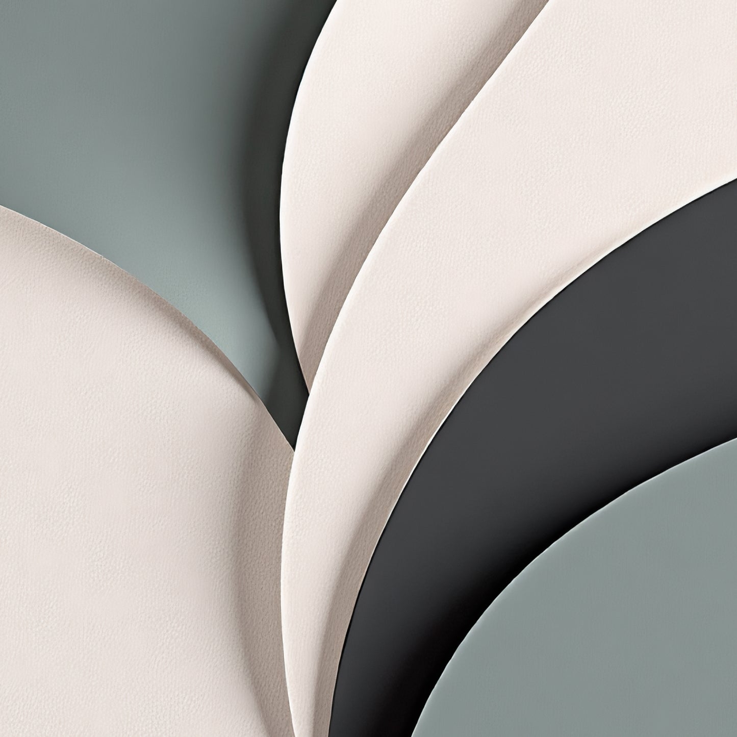 Beige, black, and dark greenWall Sculptures, 3D Wood Wall Art, Minimalist Wall Hanging Home Decor